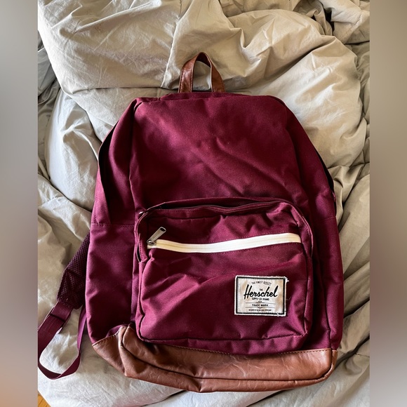 Herschel Burgundy Backpack - Picture 1 of 6